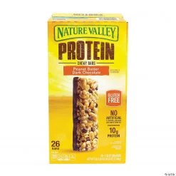 NATURE VALLEY Protein Chewy Granola Bars Peanut Butter Dark Chocolate, 1.42 oz, 26 Count