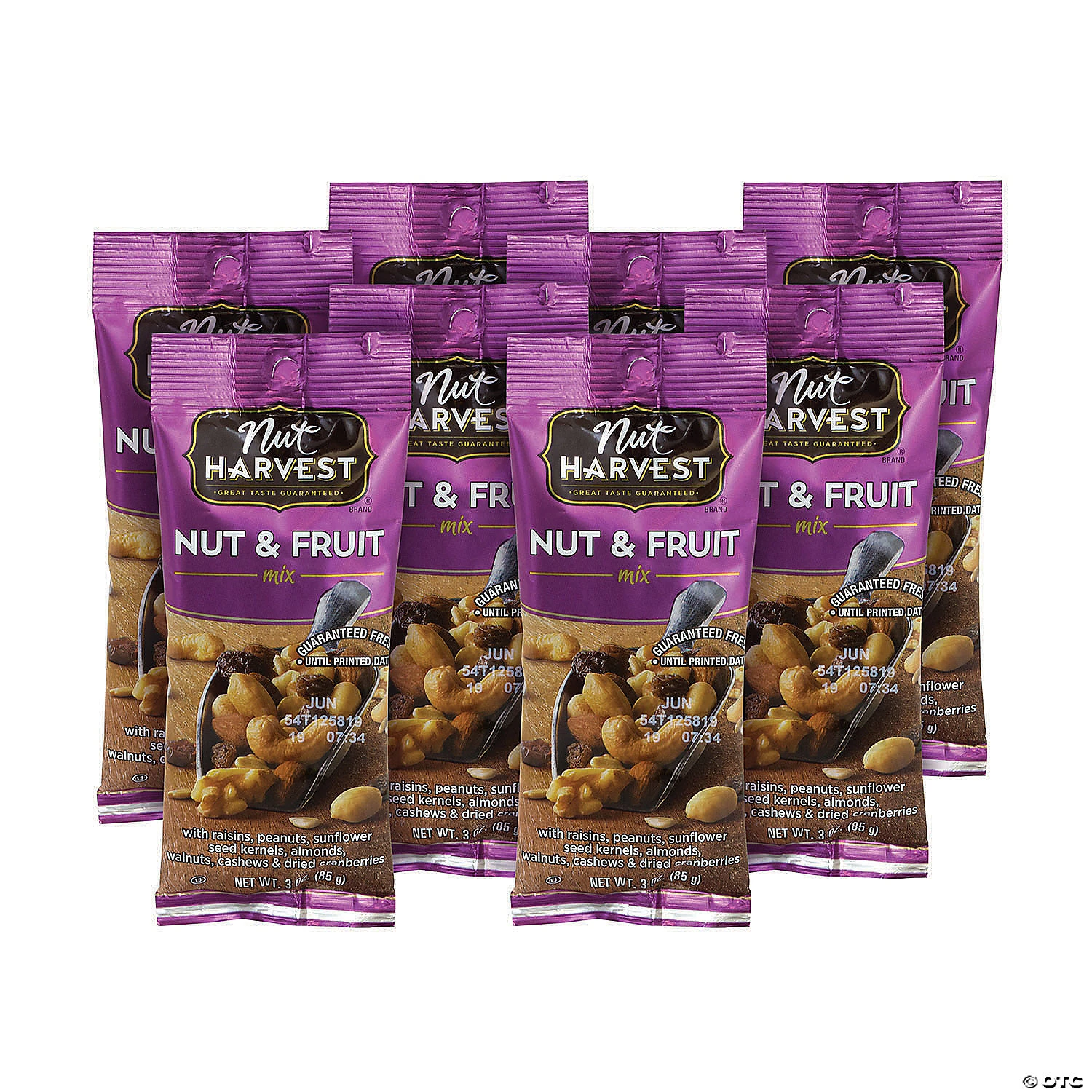 NUT HARVEST Nut & Fruit Mix, 2.25 oz, 8 Pack 3 NUT HARVEST Nut & Fruit Mix, 2.25 oz, 8 Pack