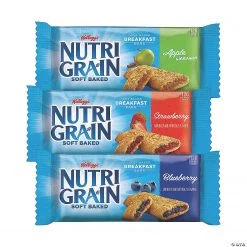 NUTRI-GRAIN Soft Baked Breakfast Bars Variety, 1.3 oz, 48 Count -Candy&Snacks Official Shop nutri grain soft baked breakfast bars variety 1 3 oz 48 count13966191 a02 1