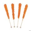 Rock Candy Lollipops - 12 Pc. -Candy&Snacks Official Shop orange rock candy lollipops 12 pc 13607559 1