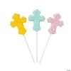 Pastel Cross-Shaped Lollipops - 12 Pc. -Candy&Snacks Official Shop pastel cross shaped lollipops 12 pc 14096164 1