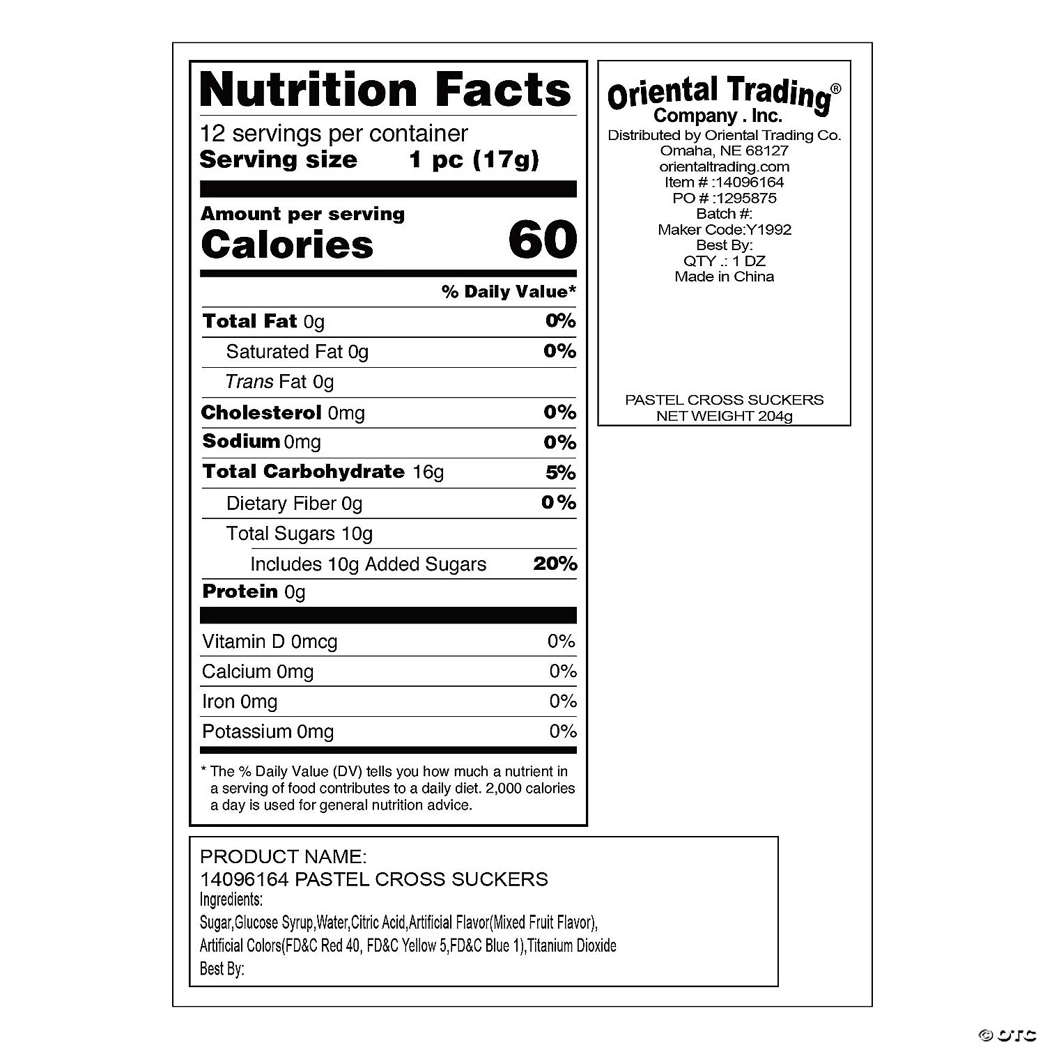 Pastel Cross-Shaped Lollipops - 12 Pc. 4 Pastel Cross-Shaped Lollipops - 12 Pc. - Image 2