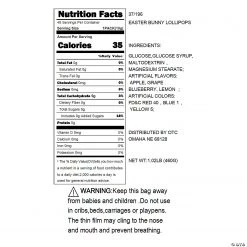 Pastel Easter Bunny Lollipops - 46 Pc. -Candy&Snacks Official Shop pastel easter bunny lollipops 46 pc 37 196 a05 1