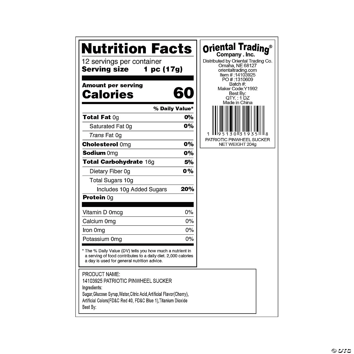 Patriotic Pinwheel Lollipops - 12 Pc. 4 Patriotic Pinwheel Lollipops - 12 Pc. - Image 2