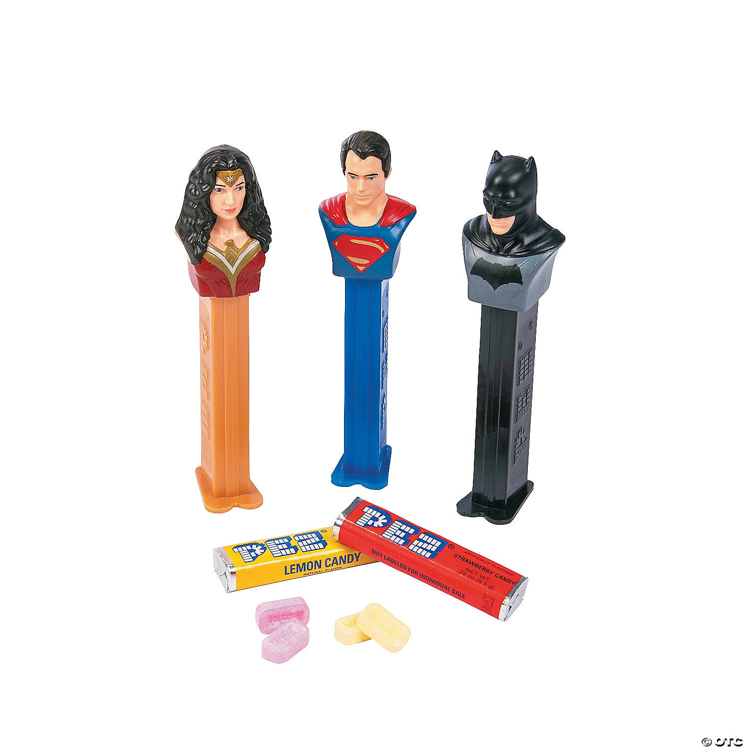 Pez® Batman™ & Justice League™ Hard Candy Dispensers Assortment - 12 Pc. 3 Pez® Batman™ & Justice League™ Hard Candy Dispensers Assortment - 12 Pc.