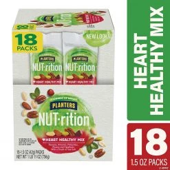 PLANTERS Nut-Rition Heart Healthy Mix - 18 Pieces