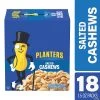 Planters Salted Cashews 1.5 oz, 18 Count