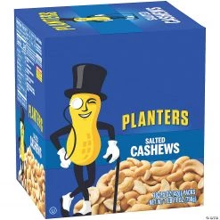 Planters Salted Cashews 1.5 oz, 18 Count -Candy&Snacks Official Shop planters salted cashews 1 5 oz 18 count13966224 a02 1