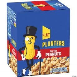 Planters Salted Peanuts, 1.75 oz, 18 Count 9 Planters Salted Peanuts, 1.75 oz, 18 Count -Candy&Snacks Official Shop planters salted peanuts 1 75 oz 18 count13966248 a02 1