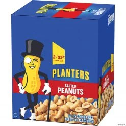 Planters Salted Peanuts, 1.75 oz, 18 Count 10 Planters Salted Peanuts, 1.75 oz, 18 Count -Candy&Snacks Official Shop planters salted peanuts 1 75 oz 18 count13966248 a03 1