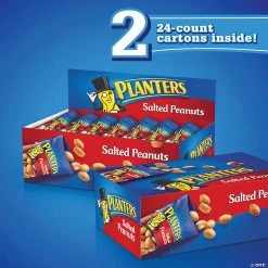 PLANTERS Salted Peanuts, 1 oz, 48 Count -Candy&Snacks Official Shop planters salted peanuts 1 oz 48 count13966303 a05 1