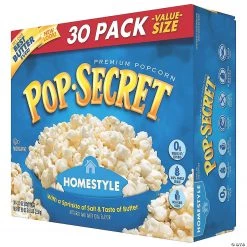 Pop Secret Premium Popcorn Homestyle, 3 oz, 30 Count 9 Pop Secret Premium Popcorn Homestyle, 3 oz, 30 Count -Candy&Snacks Official Shop pop secret premium popcorn homestyle 3 oz 30 count13966406 a02 1