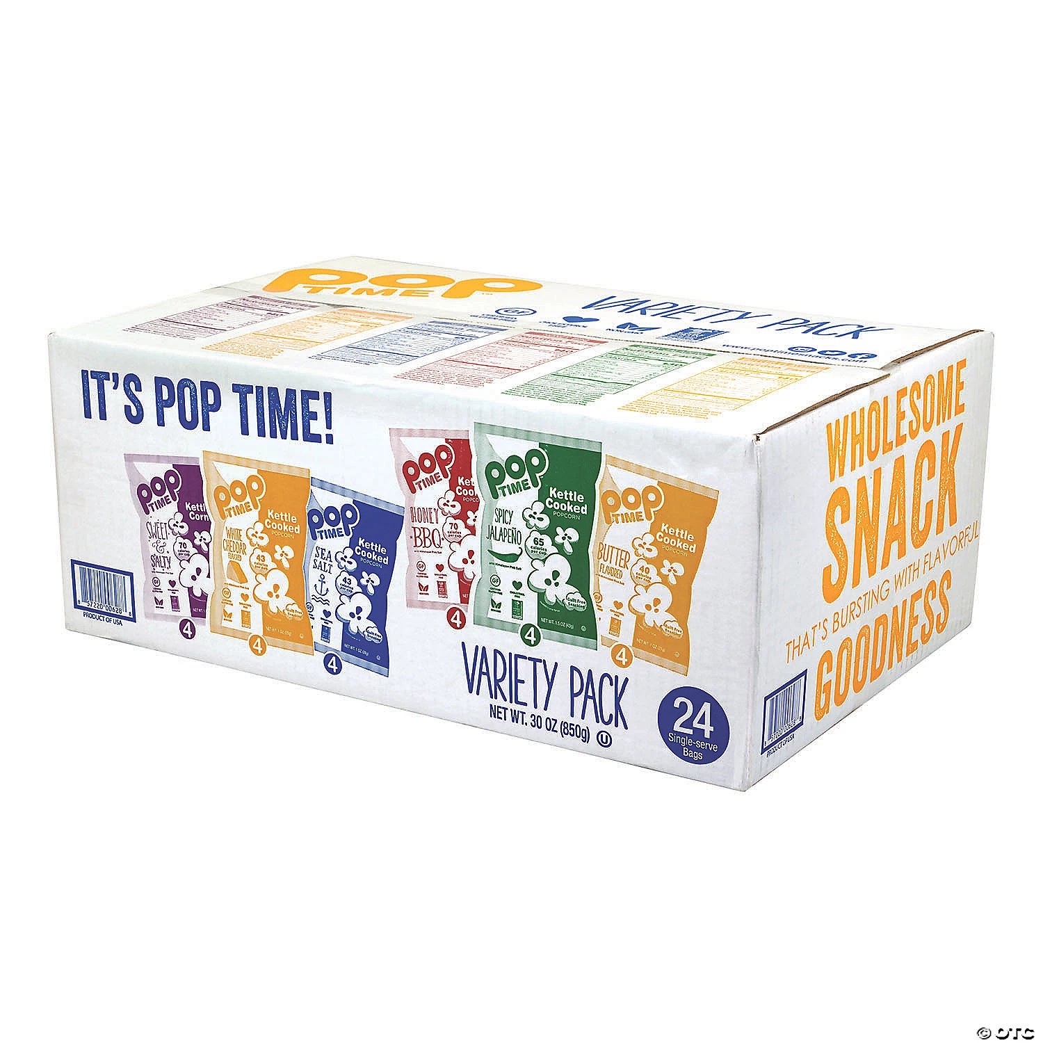 POPTIME Kettle Cooked Popcorn Variety Case - 24 Pieces 5 POPTIME Kettle Cooked Popcorn Variety Case - 24 Pieces - Image 3
