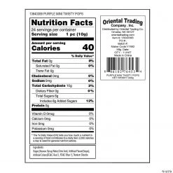 Mini Twisty Lollipops - 24 Pc. -Candy&Snacks Official Shop purple mini twisty lollipops 24 pc 13640388 a05 1