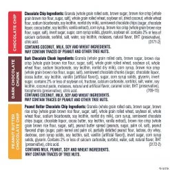 QUAKER Chewy Granola Bar Chocolate Chip & Peanut Butter Chocolate Chip Variety Pack - 60 Pieces -Candy&Snacks Official Shop quaker chewy granola bar chocolate chip and peanut butter chocolate chip variety pack 60 pieces13966183 a05 1