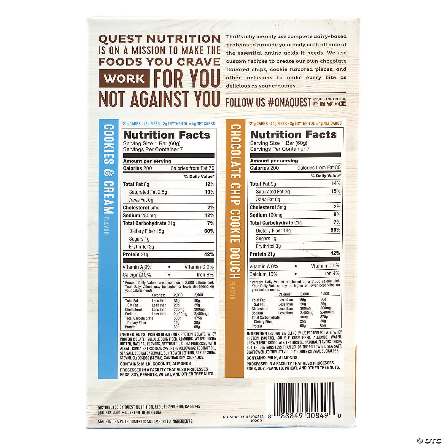 QUEST Protein Bar Variety Value Pack, 14 Count 6 QUEST Protein Bar Variety Value Pack, 14 Count - Image 4