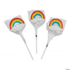Rainbow Character Lollipops - 12 Pc.