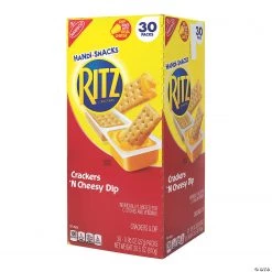Ritz Crackers 'N Cheesy Dip, 30 Count -Candy&Snacks Official Shop ritz crackers n cheesy dip 30 count13966396 a02 1
