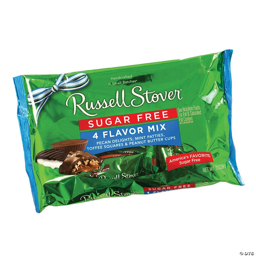 Russell Stover Sugar-Free 4-Flavor Mix, 10 oz, 2 Pack 3 Russell Stover Sugar-Free 4-Flavor Mix, 10 oz, 2 Pack