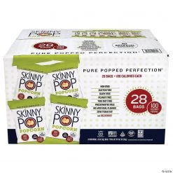 SKINNY POP 100 Calorie Popcorn Snack - 28 Pieces
