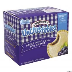 SMUCKER'S UNCRUSTABLES Peanut Butter & Grape, 2 oz - 10 Count, 2 Pack
