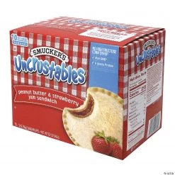 SMUCKER'S UNCRUSTABLES Peanut Butter & Strawberry, 2 oz - 10 Count, 2 Pack -Candy&Snacks Official Shop smuckers uncrustables peanut butter and strawberry 2 oz 10 count 2 pack14093041 a02 1