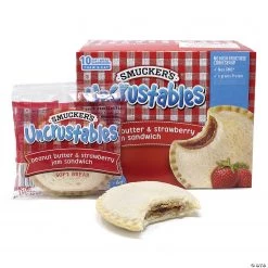 SMUCKER'S UNCRUSTABLES Peanut Butter & Strawberry, 2 oz - 10 Count, 2 Pack -Candy&Snacks Official Shop smuckers uncrustables peanut butter and strawberry 2 oz 10 count 2 pack14093041 a04 1