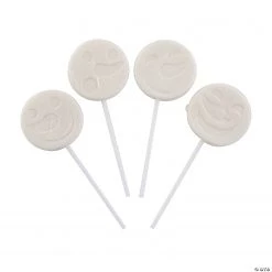 Snowman Face Lollipops - 12 Pc.