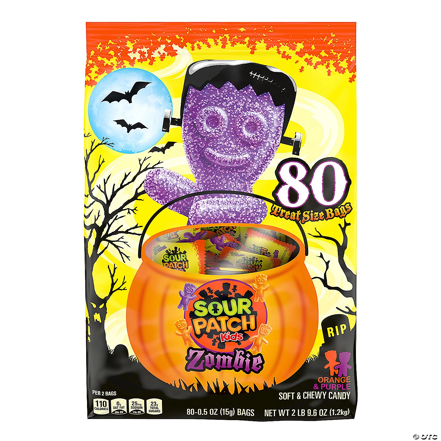 Sour Patch Kids Zombie Treat Size Bags - 80 Pc. 3 Sour Patch Kids Zombie Treat Size Bags - 80 Pc.