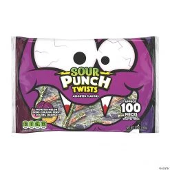 Sour Punch® Licorice Twists Halloween Candy - 100 Pc.