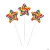 Star-Shaped Swirl Lollipops - 12 Pc. -Candy&Snacks Official Shop star shaped swirl lollipops 12 pc 12 3883 1