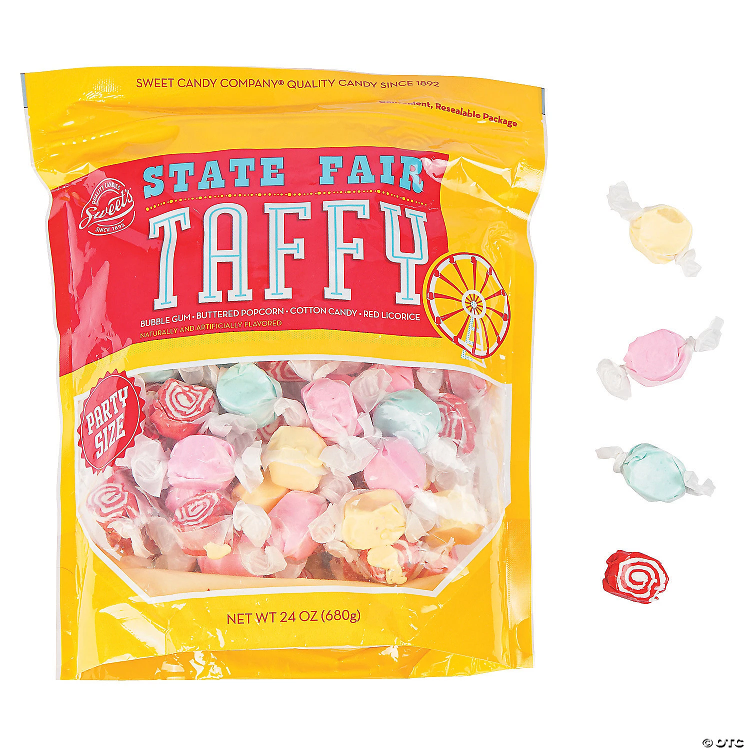 State Fair Salt Water Taffy Candy - 112 Pc. 3 State Fair Salt Water Taffy Candy - 112 Pc.