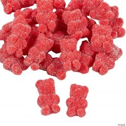 Sugar Coated Gummy Bear Candy - 100 Pc.