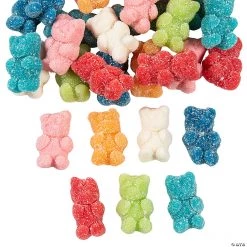 Sugar Coated Gummy Bear Candy - 100 Pc.