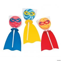 Superhero Swirl Lollipops - 12 Pc.
