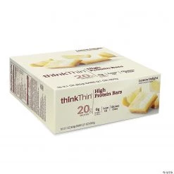 ThinkThin High Protein Bars Lemon Delight, 2.1 oz, 10 Count