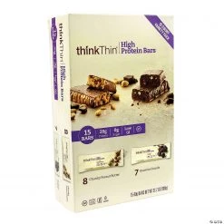 ThinkTHIN High Protein Bars Variety 20g Protein, 15 Count