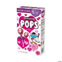 Tootsie Roll Pops® with Valentine’s Day Cards - 25 Pc.