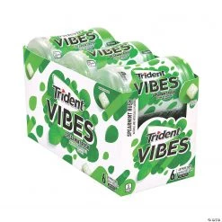 TRIDENT Vibes Spearmint Sugar-Free Gum, 40 Pieces, 6 Pack 9 TRIDENT Vibes Spearmint Sugar-Free Gum, 40 Pieces, 6 Pack -Candy&Snacks Official Shop trident vibes spearmint sugar free gum 40 pieces 6 pack13966600 a02 1