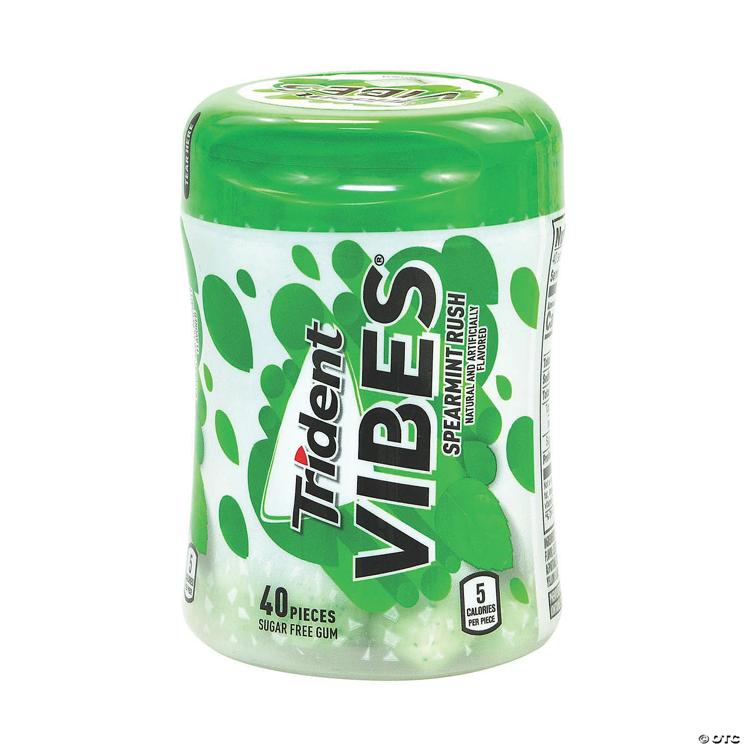 TRIDENT Vibes Spearmint Sugar-Free Gum, 40 Pieces, 6 Pack 6 TRIDENT Vibes Spearmint Sugar-Free Gum, 40 Pieces, 6 Pack - Image 4