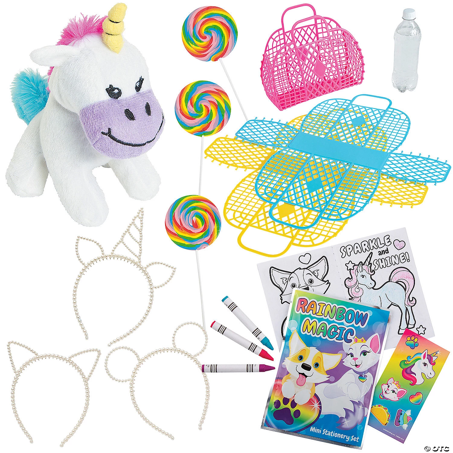 Unicorn Party Jelly Tote Favor Kit for 12 Guests 3 Unicorn Party Jelly Tote Favor Kit for 12 Guests