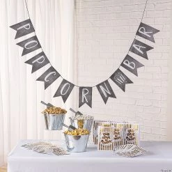 Wedding Popcorn Bar Kit for 60 Guests