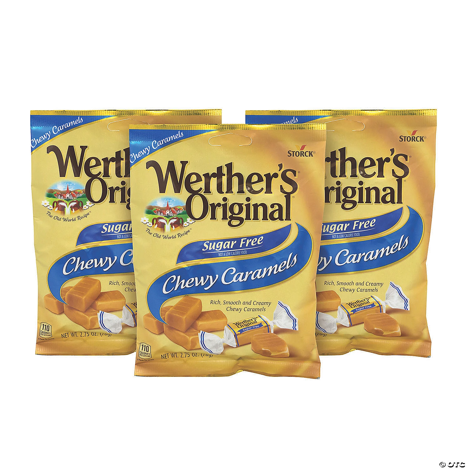 Werther's Original Chewy Caramels Sugar Free, 2.75 oz, 3 Pack 5 Werther's Original Chewy Caramels Sugar Free, 2.75 oz, 3 Pack - Image 3