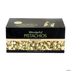WONDERFUL Roasted & Salted Pistachios - 24 Pieces