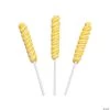 Mini Twisty Lollipops - 24 Pc. -Candy&Snacks Official Shop yellow mini twisty lollipops 24 pc 13640400 1