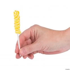 Mini Twisty Lollipops - 24 Pc. -Candy&Snacks Official Shop yellow mini twisty lollipops 24 pc 13640400 a01 1