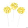 Swirl Lollipops - 24 Pc. -Candy&Snacks Official Shop yellow swirl lollipops 24 pc 5 1654 1