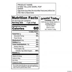 Swirl Lollipops - 24 Pc. -Candy&Snacks Official Shop yellow swirl lollipops 24 pc 5 1654 a05 1